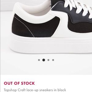 Topshop lace up sneakers